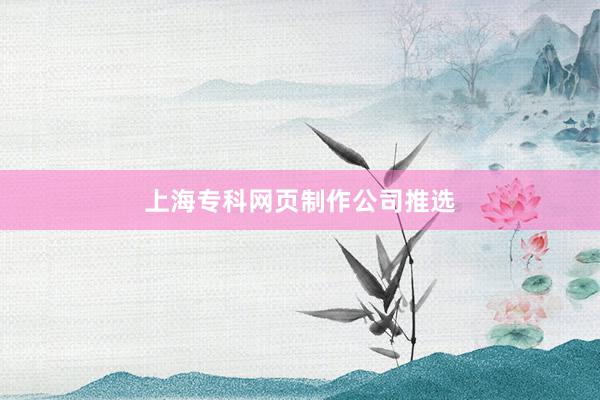 上海专科网页制作公司推选